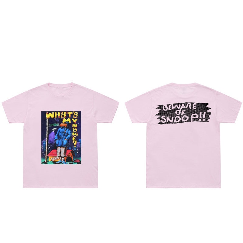 Rapper Snoop Doggy Dogg Print Tshirt High Quality Men Women Casual Cotton T-shirt Hip Hop Trend Tee Fashion Creativity T Shirts