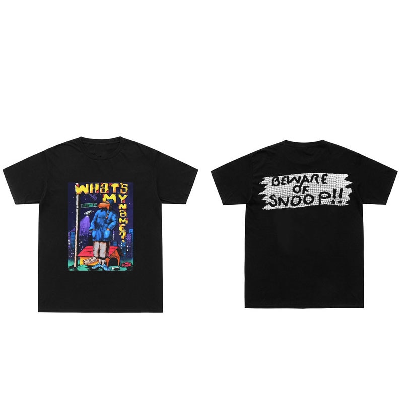 Rapper Snoop Doggy Dogg Print Tshirt High Quality Men Women Casual Cotton T-shirt Hip Hop Trend Tee Fashion Creativity T Shirts