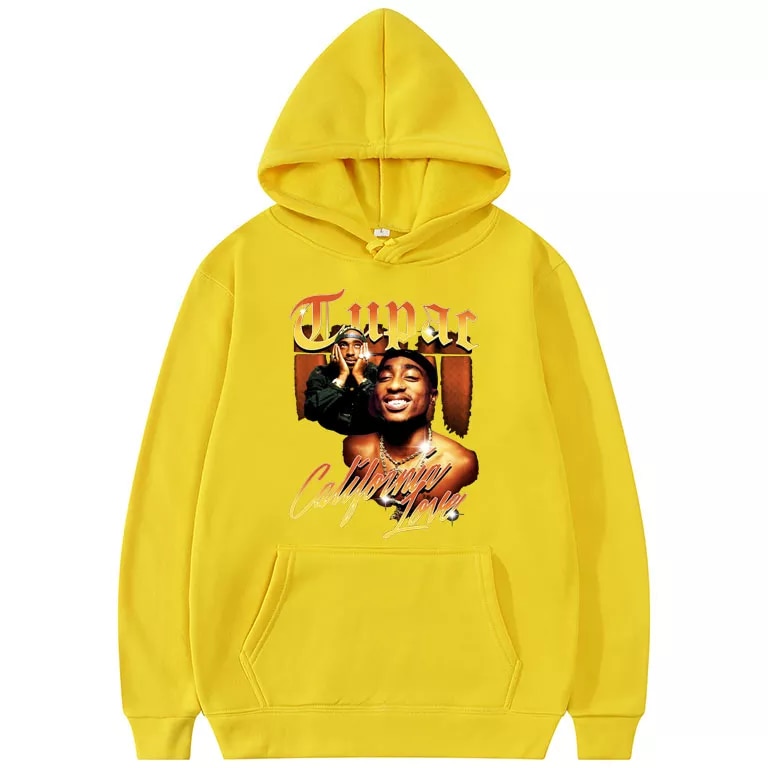 TuPac Outfit - Hiphop California Love TuPac Graphic Hoodie