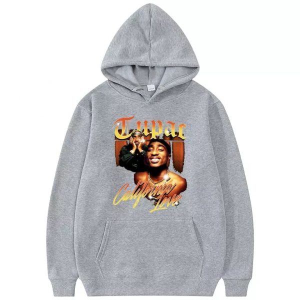 TuPac Outfit - Hiphop California Love TuPac Graphic Hoodie