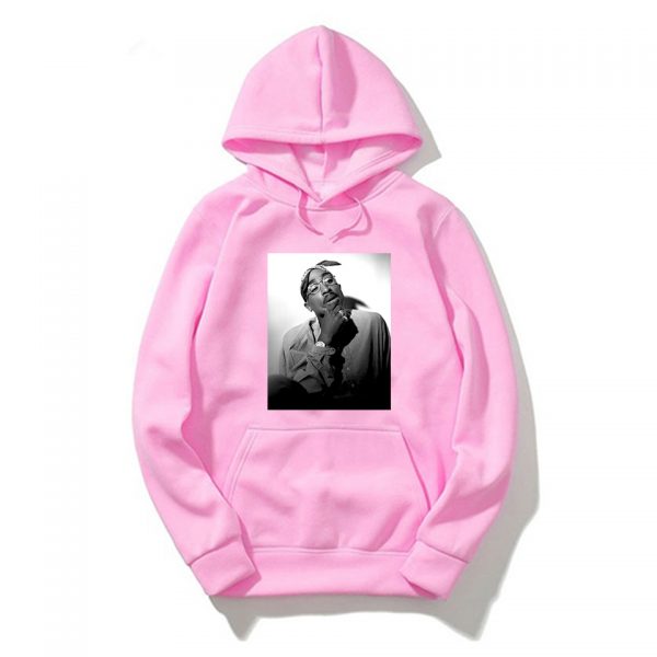TuPac Outfit - Hiphop Legend Rapper TuPac 2PAC Print Hoodie