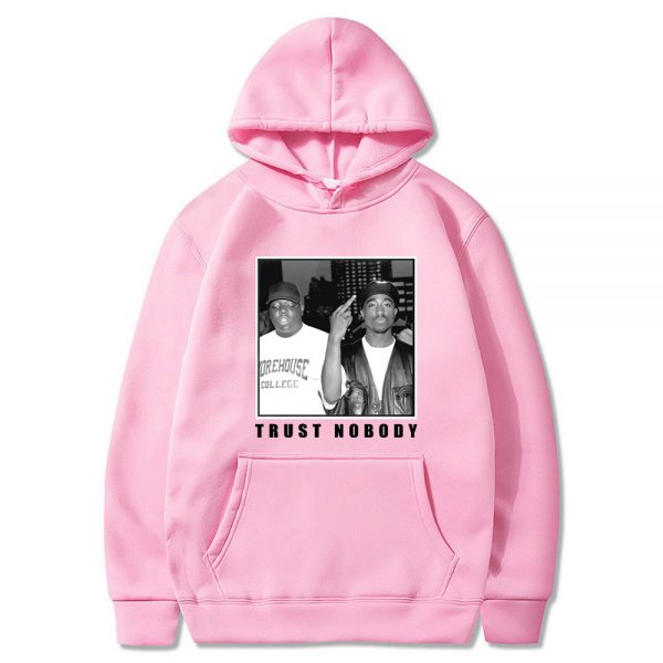 TuPac Outfit - Rapper Tupac 2pac Trust Nobody Graphic Hoodie