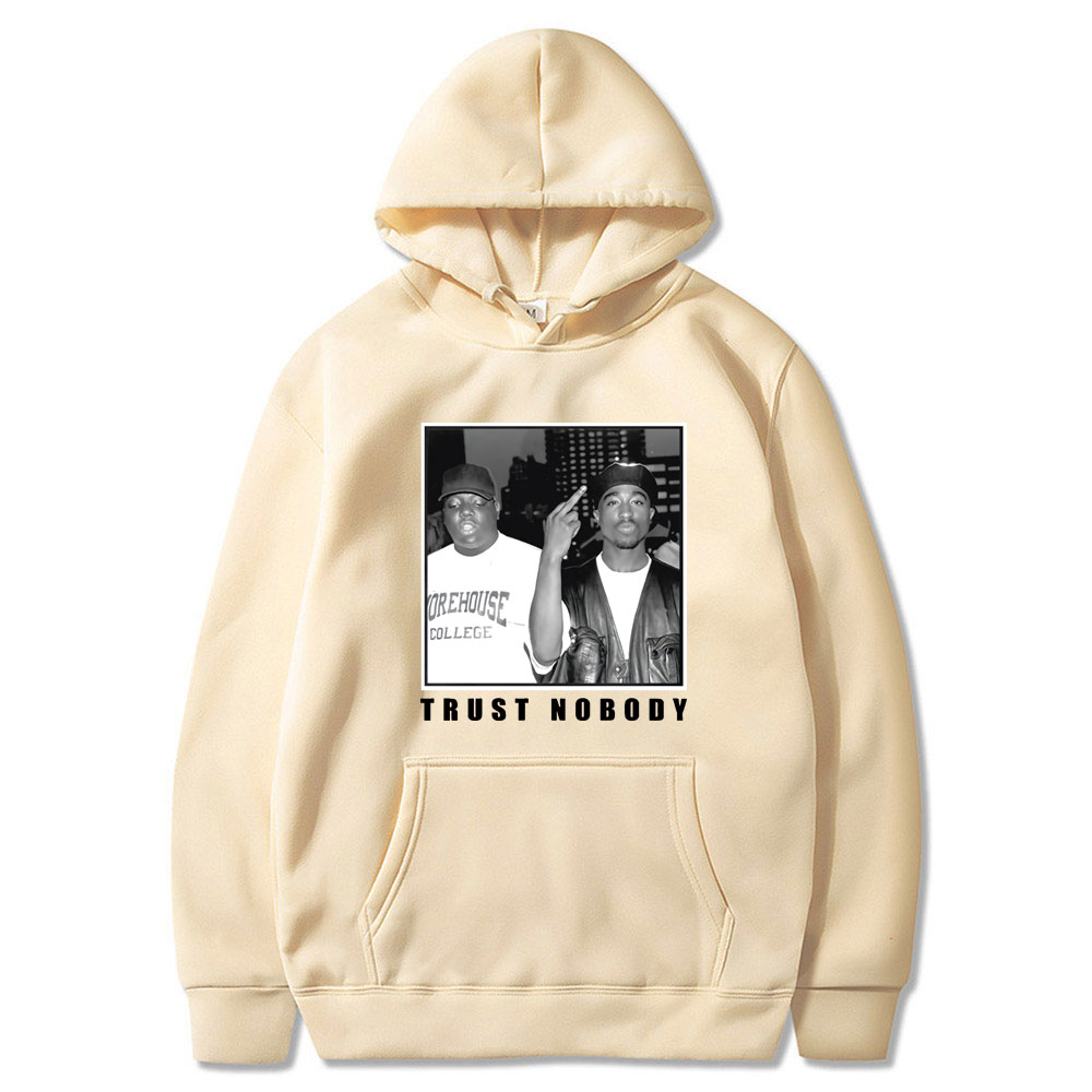 TuPac Outfit - Rapper Tupac 2pac Trust Nobody Graphic Hoodie