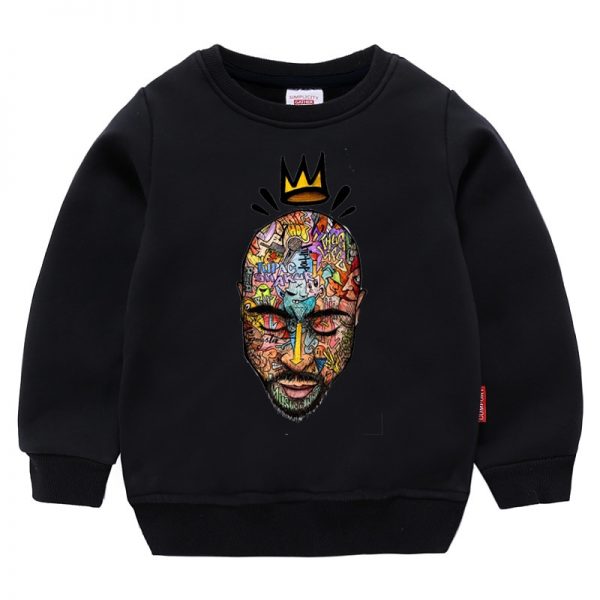 TuPac Outfit - Rapper TuPac Graphic Pullover Kid Sweatshirt