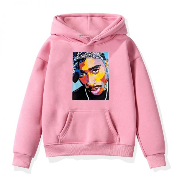 TuPac Outfit - TuPac Hiphop Rapper Graphic Kid Hoodie