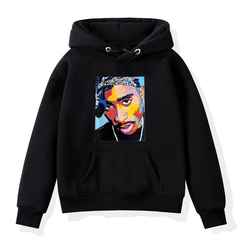 TuPac Outfit - TuPac Hiphop Rapper Graphic Kid Hoodie