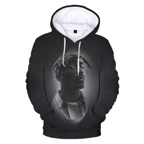 2021 New Hip Hop 2pac 3d Printed Hoodie Men women Autumn Winter Pullovers Rapper Tupac Sweatshirt 6.jpg 640x640 6 - Rapper Outfits