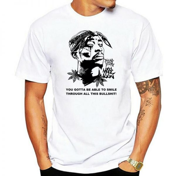 2pac Tupac Shakur Hip Hop Rap T Shirt Vest Top Men Women Fashion Tshirt M184 Men - Rapper Outfits