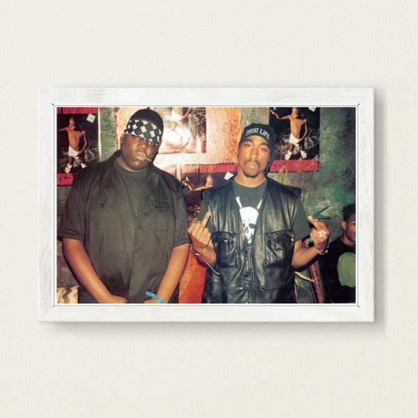 Canvas Painting Notorious B I G Biggie Poster Tupac Shakur 2pac poster and Prints Art Wall 2.jpg 640x640 2 - Rapper Outfits