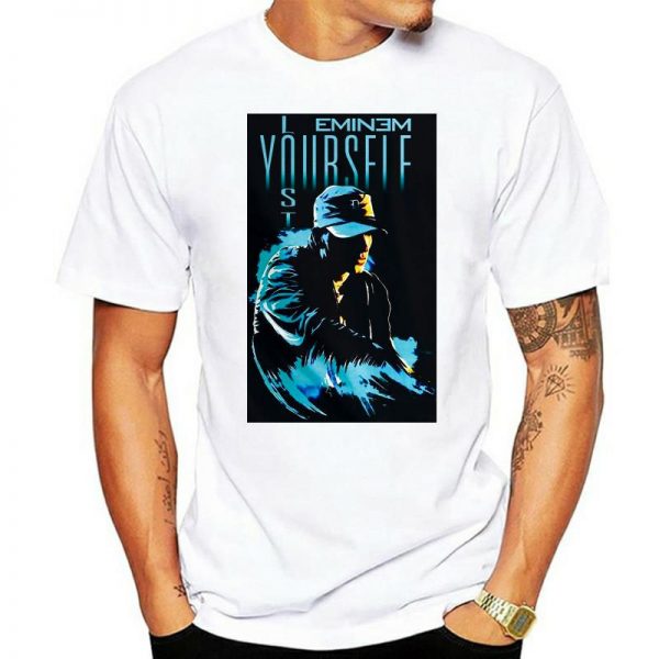 Eminem Lost Yourself Hip Hop Rap Men T shirt Novelty Cool Tops Men Short Sleeve T - Rapper Outfits