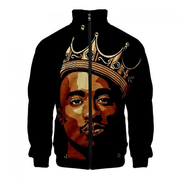 Hip Hop Tupac Amaru Shakur Jacket Mens Long Sleeve Hoodie Sweatshirt Men Gangsta Rapper Tupac Hoody 1 - Rapper Outfits
