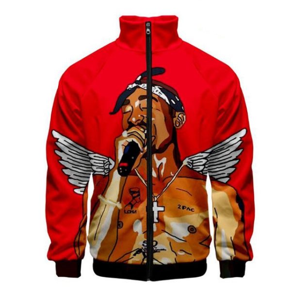 Hip Hop Tupac Amaru Shakur Jacket Mens Long Sleeve Hoodie Sweatshirt Men Gangsta Rapper Tupac Hoody 12.jpg 640x640 12 - Rapper Outfits
