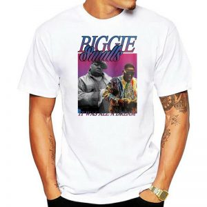 NEW BIGGIE SMALL NOTORIOUS BIG 90 VINTAGE HOMAGE USA SIZE T SHIRT EN1 2 - Rapper Outfits