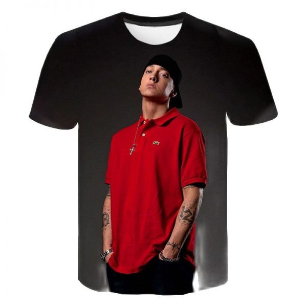 New Summer Fashion Eminem 3D Print T Shirts Men Women Children Casual Hop Hip Streetwear Sweatshirts 4 - Rapper Outfits
