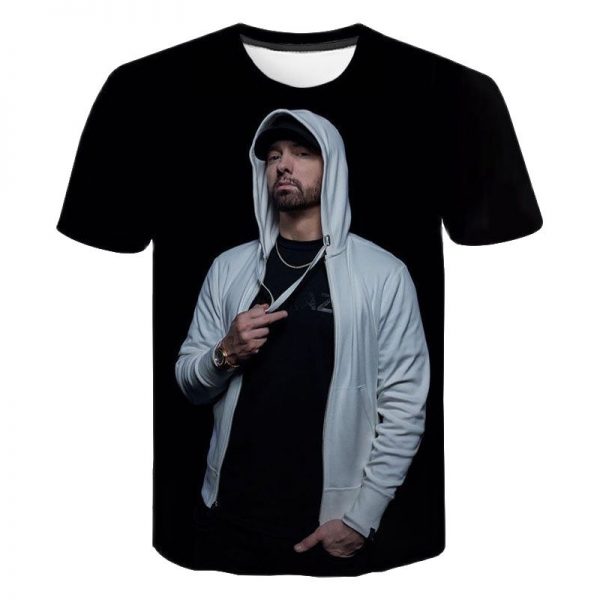 New Summer Fashion Eminem 3D Print T Shirts Men Women Children Casual Hop Hip Streetwear Sweatshirts 5 - Rapper Outfits
