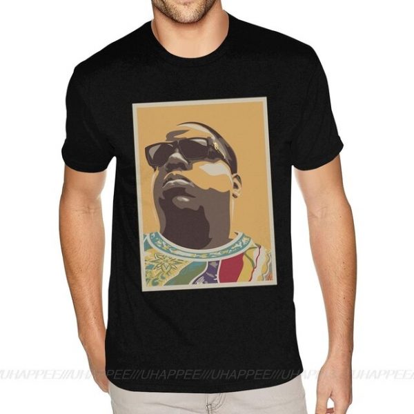 O Neck Biggie Smalls Notorious BIG Cotton T shirt Cotton Men s Small Size Black Shirts 1.jpg 640x640 1 - Rapper Outfits