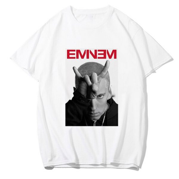 Rapper Eminem T Shirt Men Women Summer Fashion Cotton T shirt Kids Hip Hop Tops Rap 13.jpg 640x640 13 - Rapper Outfits