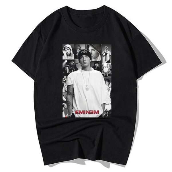 Rapper Eminem T Shirt Men Women Summer Fashion Cotton T shirt Kids Hip Hop Tops Rap 2.jpg 640x640 2 - Rapper Outfits