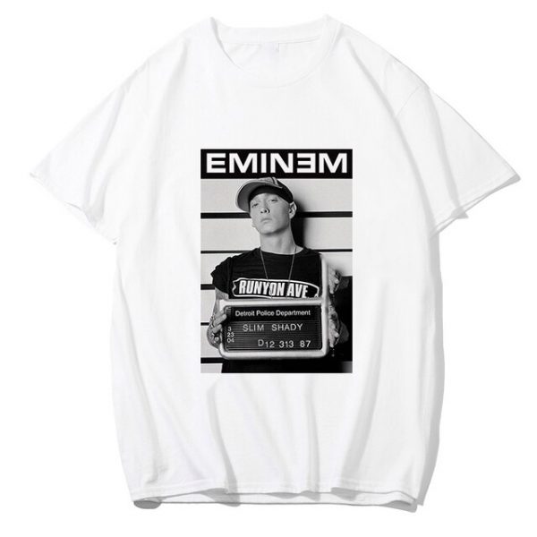 Rapper Eminem T Shirt Men Women Summer Fashion Cotton T shirt Kids Hip Hop Tops Rap 5.jpg 640x640 5 - Rapper Outfits
