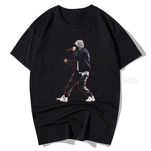 Rapper Eminem T Shirt Men Women Summer Fashion Cotton T shirt Kids Hip Hop Tops - Rapper Outfits