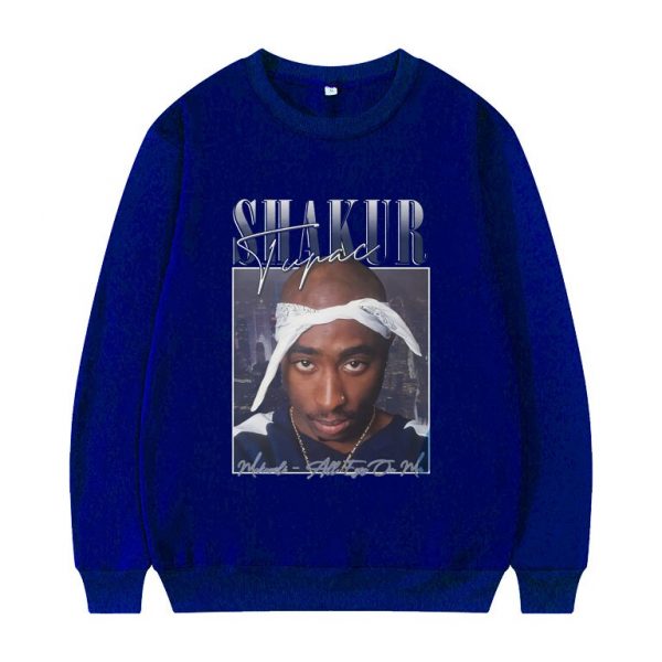 Shakur Tupac 2pac Pullover New Men Playboi Carti Fashion Harajuku Pullovers Sweatshirt Hip Hop Trend Sweatshirts 4 - Rapper Outfits
