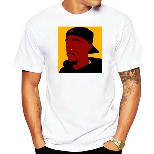 Tupac 2 Pac T Shirt Orange 2pac T Shirt Men Cartoon Print Basic T Shirts Summer 8.jpg 640x640 8 - Rapper Outfits