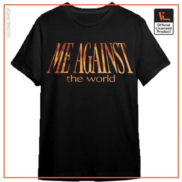 Vlone x Tupac ME AGAINST the world Black T Shirt Front 937x937 1 - Rapper Outfits