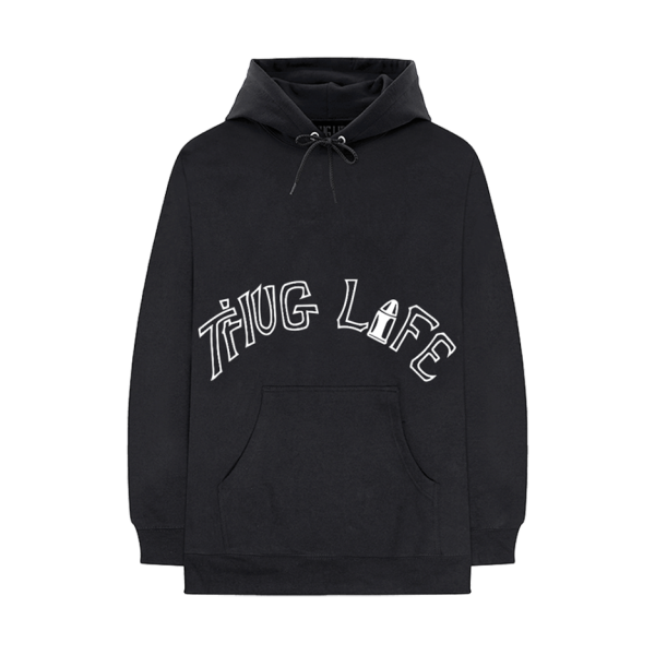 Vlone xTupac Thug Life Tattoo Black Hoodie Front 937x937 1 - Rapper Outfits