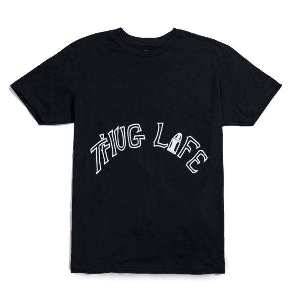 Vlone xTupac Thug Life Tattoo Black T Shirt Front 937x937 1 - Rapper Outfits