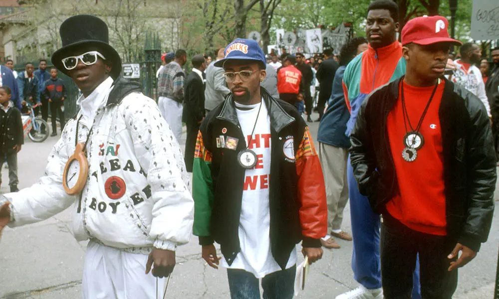 Public Enemy Spike Lee GettyImages 74290819 - Rapper Outfits